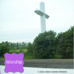 Cross with title Worship