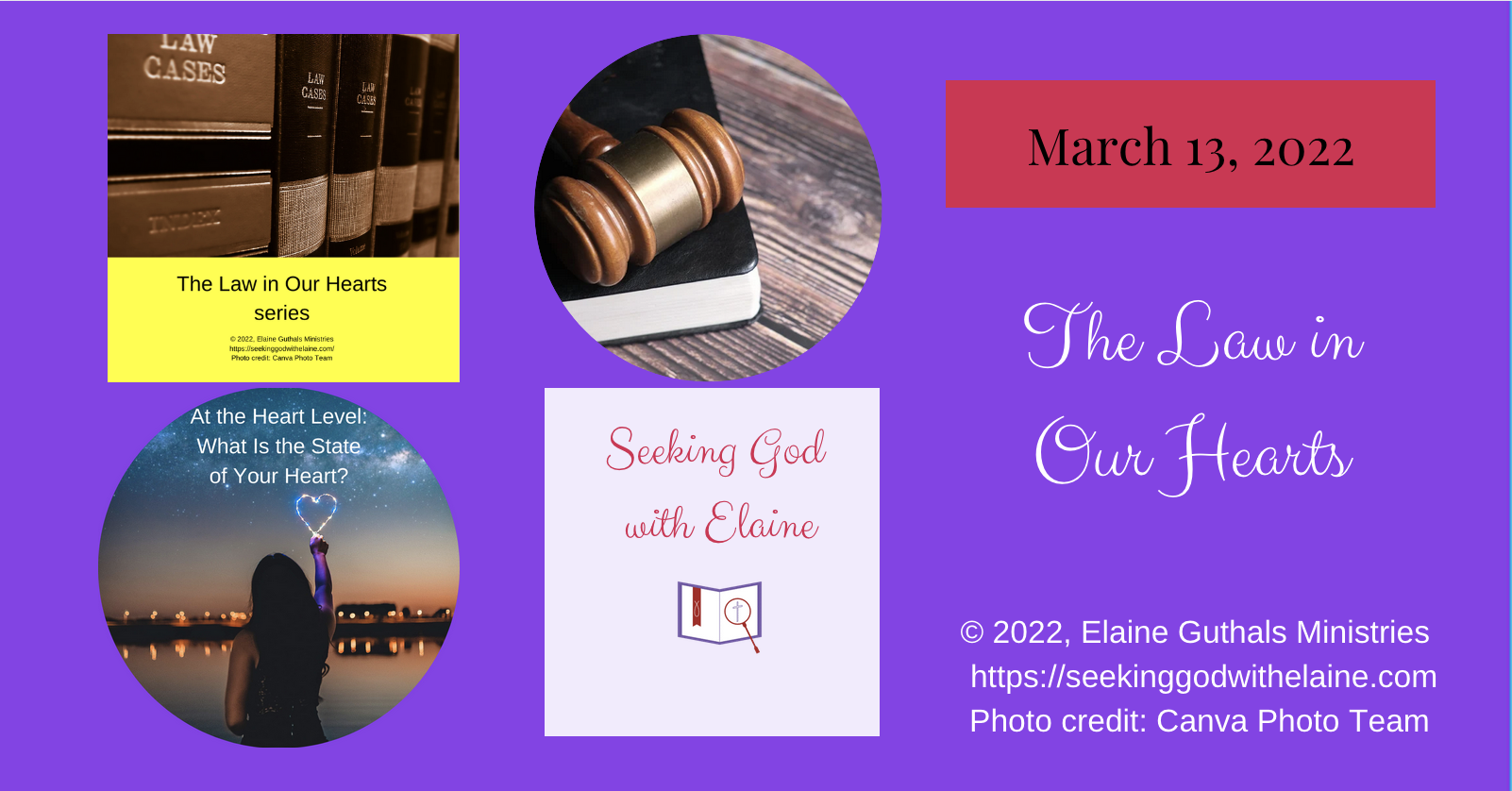 The Law in Our Hearts Seeking God with Elaine
