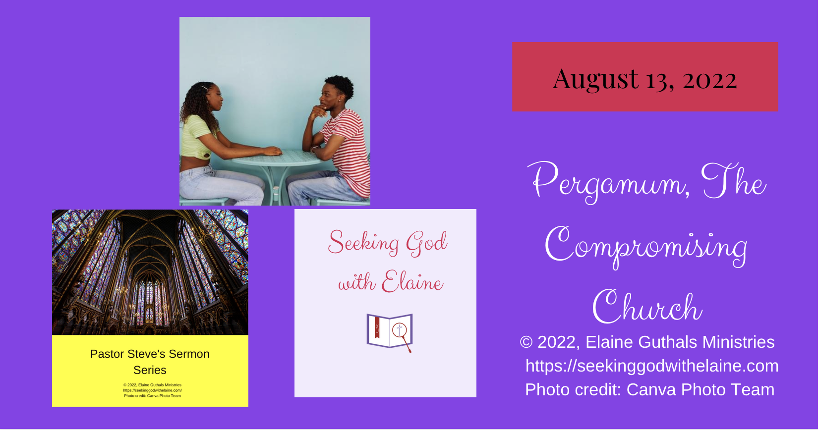 Compromising Preaching Pergamum, The Compromising Church - Seeking God with Elaine