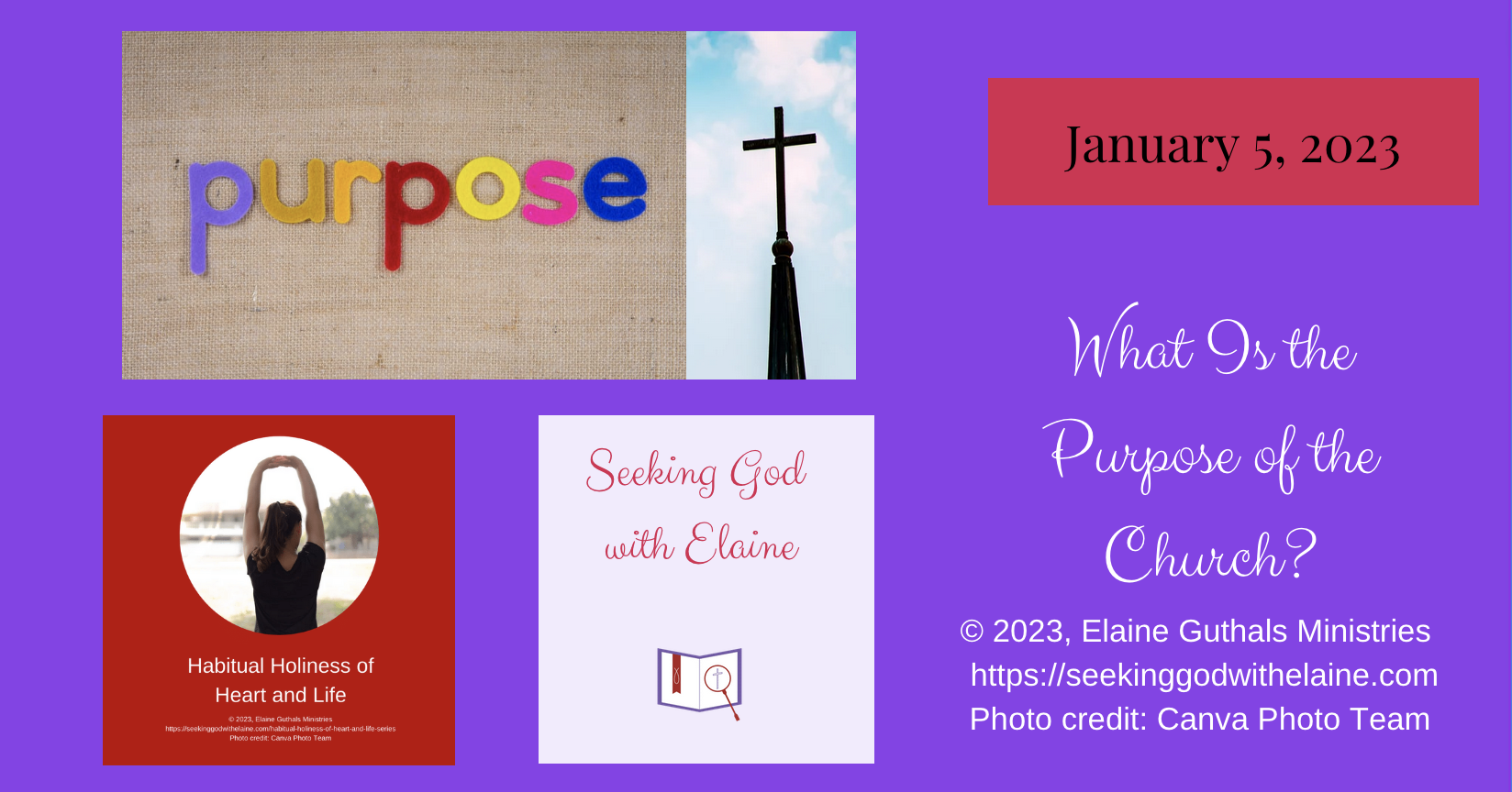 what-is-the-purpose-of-the-church-seeking-god-with-elaine