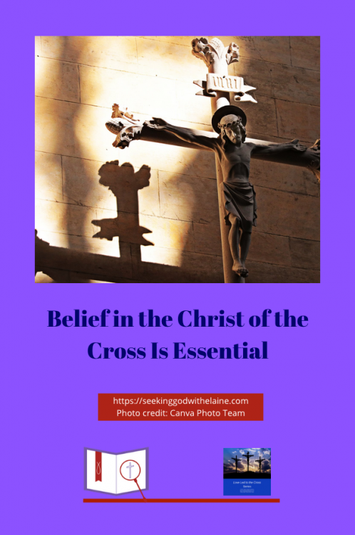 BeliefInTheChristOfTheCrossIsEssentialPin