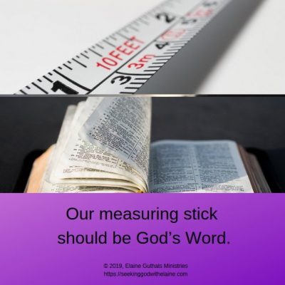 Measuring tape and Bible