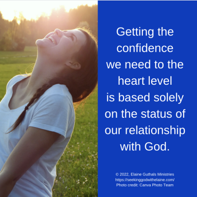 Confidence before God - Seeking God with Elaine