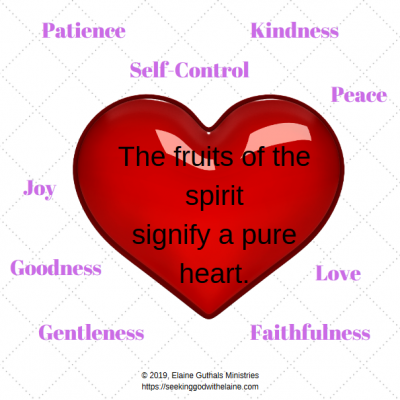 Heart with Fruits of the Spirit