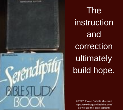 The instruction and correction ultimately build hope.