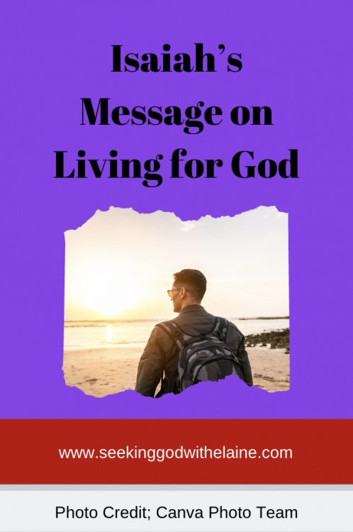 IsaiahsMessageOnLivingForGodPin