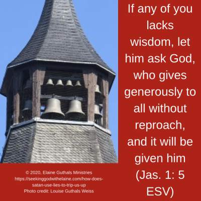 If any of you lacks wisdom, let him ask God, who gives generously to all without reproach, and it will be given him (Jas. 1: 5 ESV)