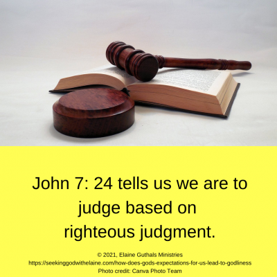 JudgeOnRighteousJudgment