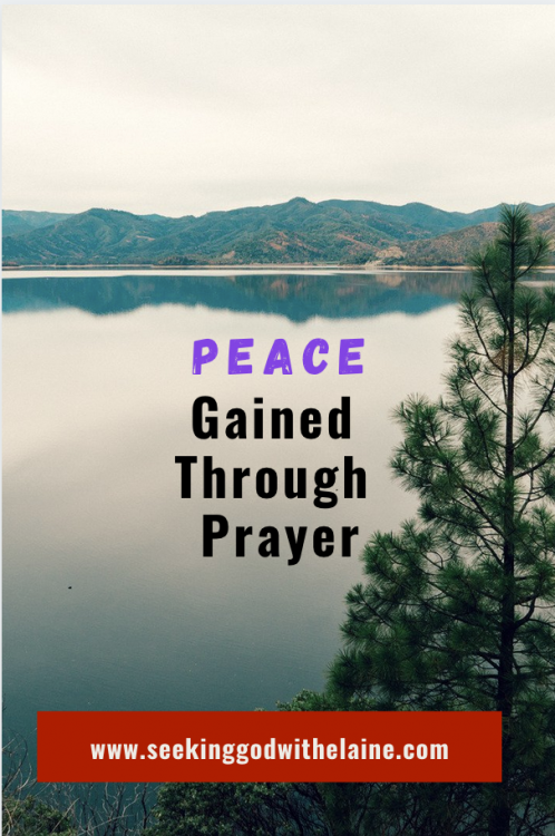 PeaceGainedThroughPrayerPin