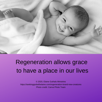 Regeneration allows grace to have a place in our lives