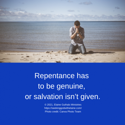 RepentanceGenuine