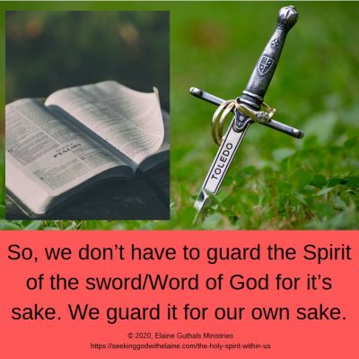 Bible and sword
