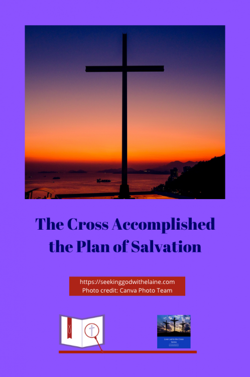 TheCrossAccomplishedThePlanOfSalvationPin