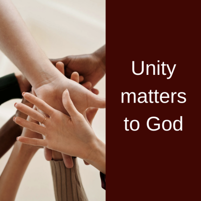 Unity matters to God.