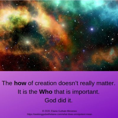 What Does Omnipotent Mean? - Seeking God with Elaine