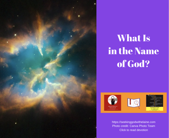 What Is in the Name of God? - Seeking God with Elaine